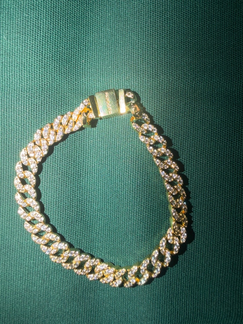 Gold Pandora bracelet